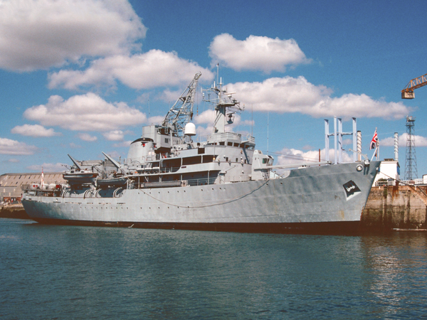 HMS Hecate A137 Hecla Class Survey Vessel 1 August 1989