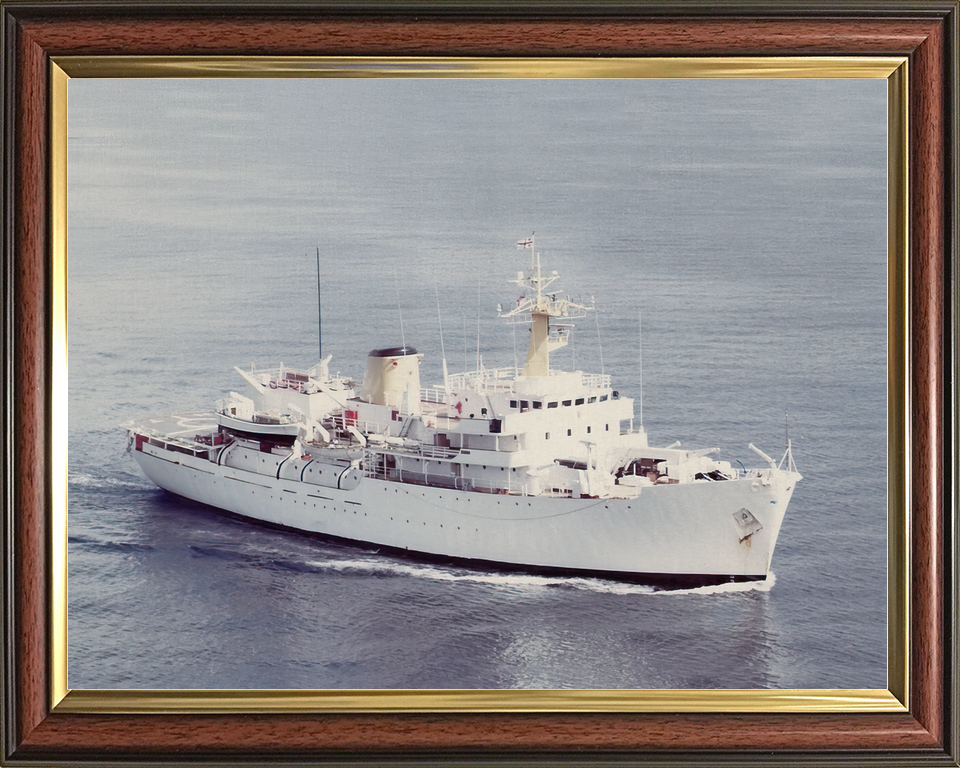 HMS Hecate (A137) Royal Navy Hecla Class Survey Vessel Underway Starboard View Photo Print Wall Art Decor - Posters, Prints, & Visual Artwork - by Hampshire Prints (image 9 of 9)