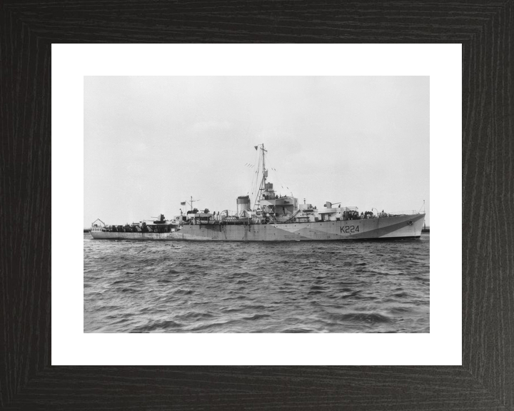 HMS Rother K224 River Class Frigate c1952 Photo Print - Posters, Prints, & Visual Artwork - by Hampshire Prints (image 2 of 9)