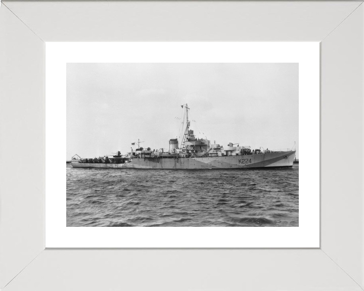 HMS Rother K224 River Class Frigate c1952 Photo Print - Posters, Prints, & Visual Artwork - by Hampshire Prints (image 4 of 9)