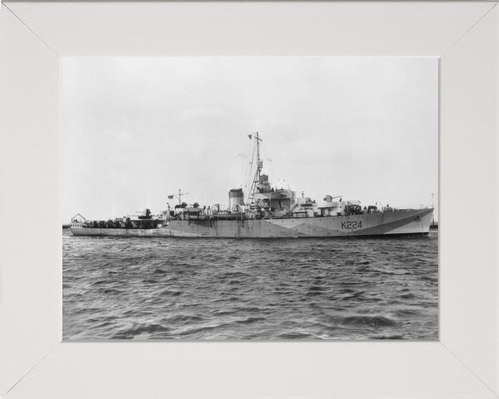 HMS Rother K224 River Class Frigate c1952 Photo Print - Posters, Prints, & Visual Artwork - by Hampshire Prints (image 5 of 9)