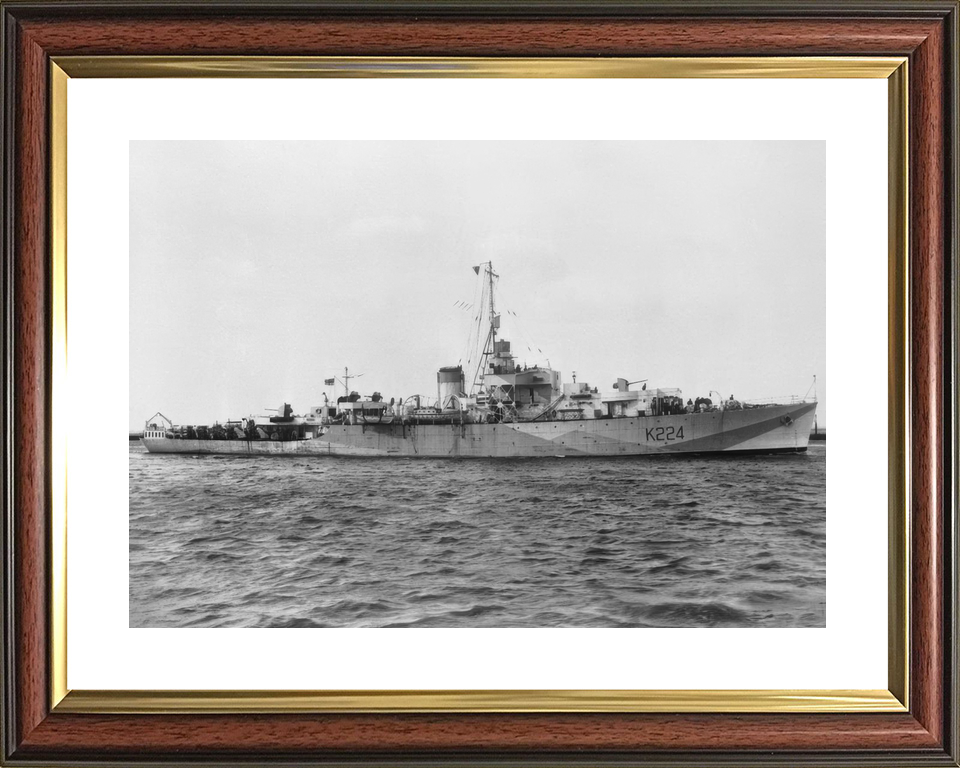 HMS Rother K224 River Class Frigate c1952 Photo Print - Posters, Prints, & Visual Artwork - by Hampshire Prints (image 8 of 9)
