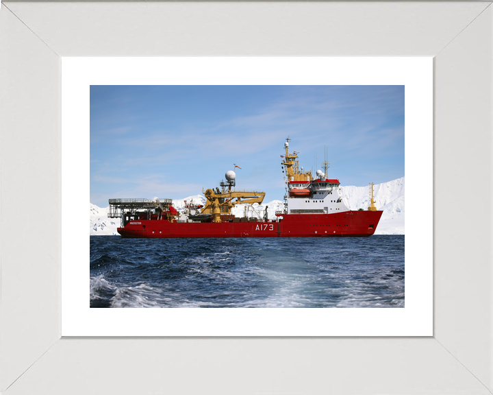 HMS Protector A173 Ice Patrol Vessel January 2024 Starboard Beam Photo Print - Posters, Prints, & Visual Artwork - by Hampshire Prints (image 4 of 9)