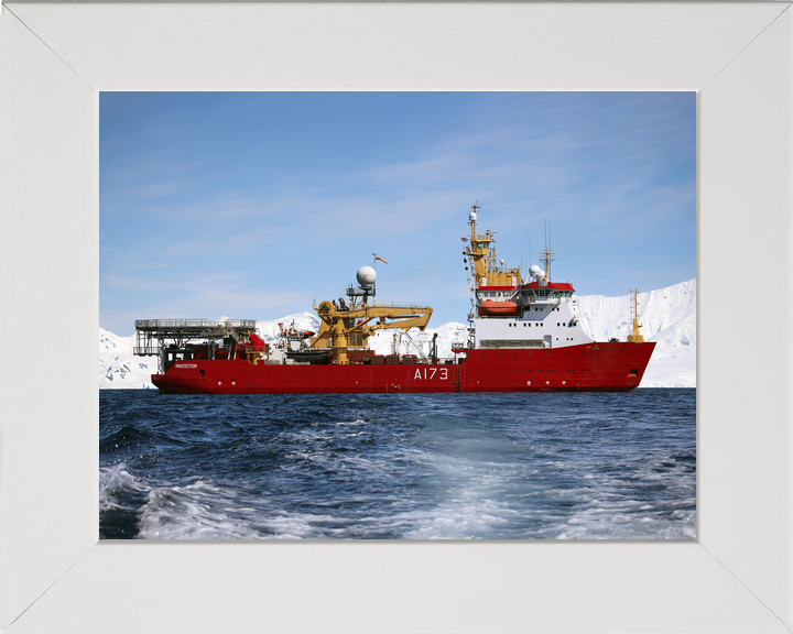 HMS Protector A173 Ice Patrol Vessel January 2024 Starboard Beam Photo Print - Posters, Prints, & Visual Artwork - by Hampshire Prints (image 5 of 9)