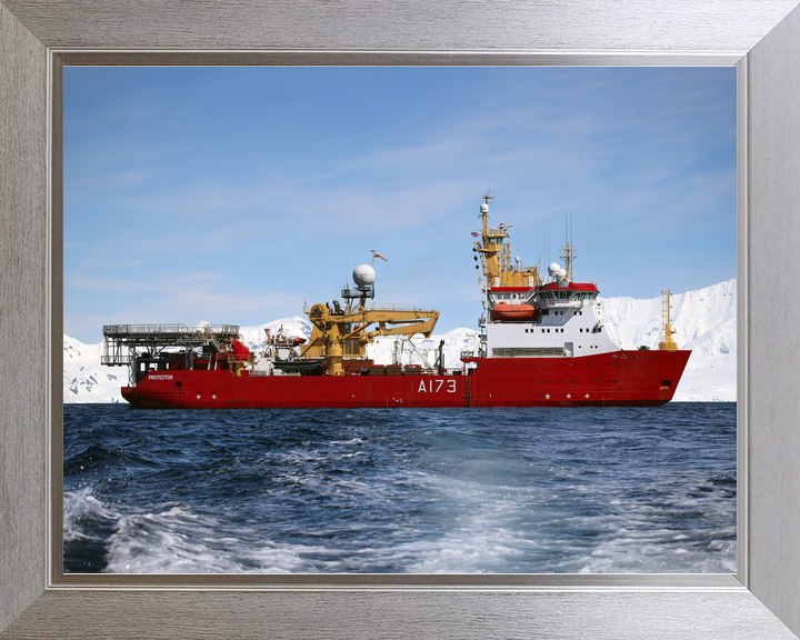 HMS Protector A173 Ice Patrol Vessel January 2024 Starboard Beam Photo Print - Posters, Prints, & Visual Artwork - by Hampshire Prints (image 7 of 9)