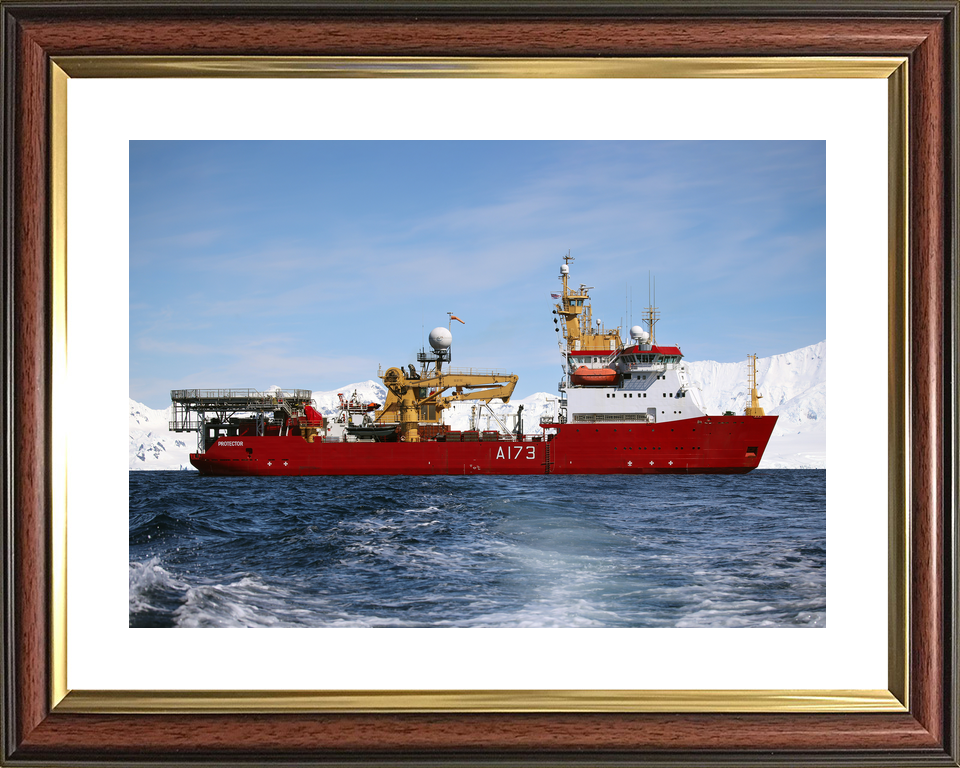 HMS Protector A173 Ice Patrol Vessel January 2024 Starboard Beam Photo Print - Posters, Prints, & Visual Artwork - by Hampshire Prints (image 8 of 9)