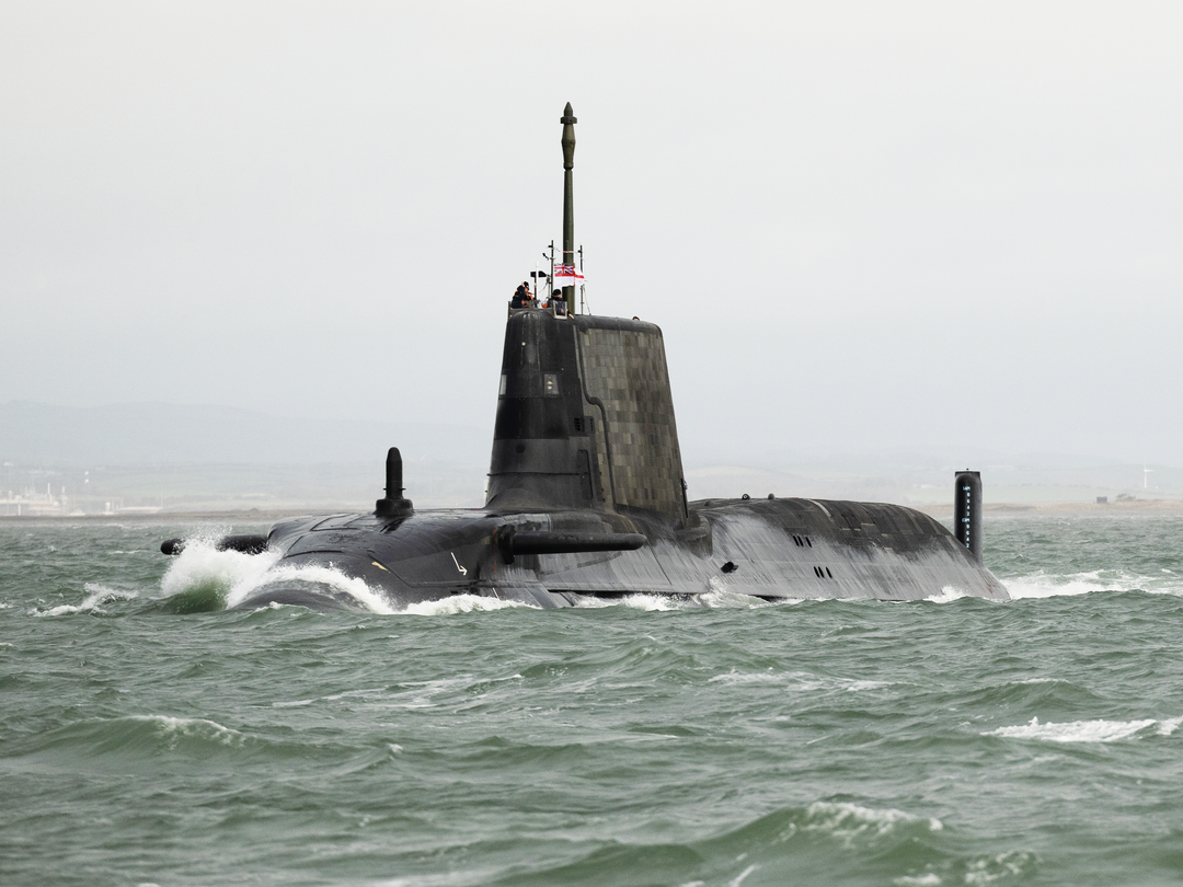 HMS Anson S123 Astute Class Submarine 2023 Barrow