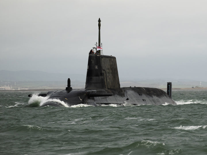 HMS Anson (S123) Photo Print - Port Side - Royal Navy Astute Class Submarine Hampshire Prints 6 x 4 No Frame No
