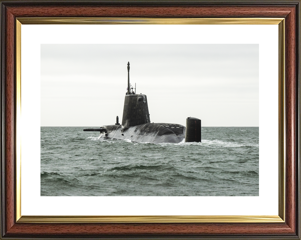 HMS Anson S123 Astute Class Submarine 2023 Port Quarter