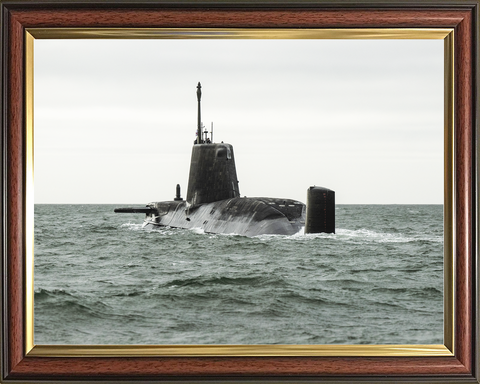 HMS Anson S123 Astute Class Submarine 2023 Port Quarter