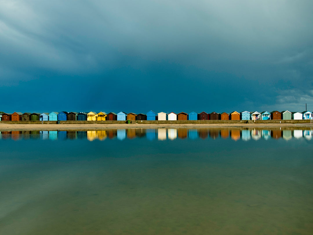 Beach huts at Clacton-on-Sea Essex Photo Print - Canvas - Framed Photo Print - Hampshire Prints