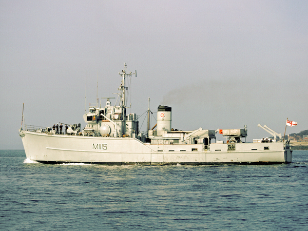 HMS Bronington M1115 Ton Class Minesweeper May 1988