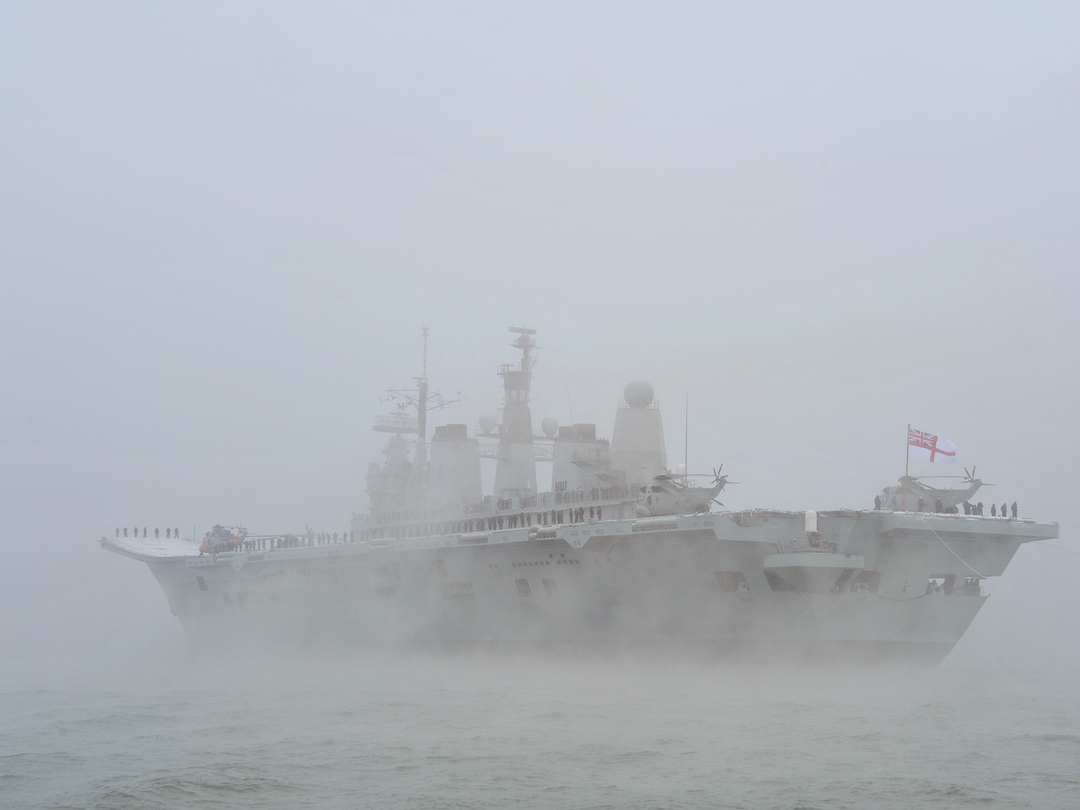 HMS Ark Royal (R07) Royal Navy Invincible Class Aircraft Carrier With Paying Off Pennant Photo Print Wall Art Decor Posters, Prints, & Visual Artwork Hampshire Prints 6 x 4 No Frame No