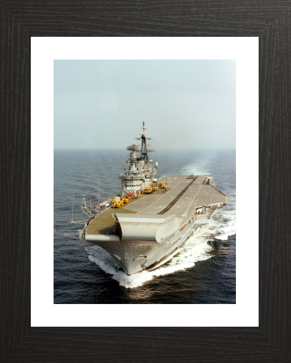 HMS Hermes (R12) Royal Navy Centaur Class Aircraft Carrier At Speed Photo Print Wall Art Decor - Posters, Prints, & Visual Artwork - by Hampshire Prints (image 2 of 9)