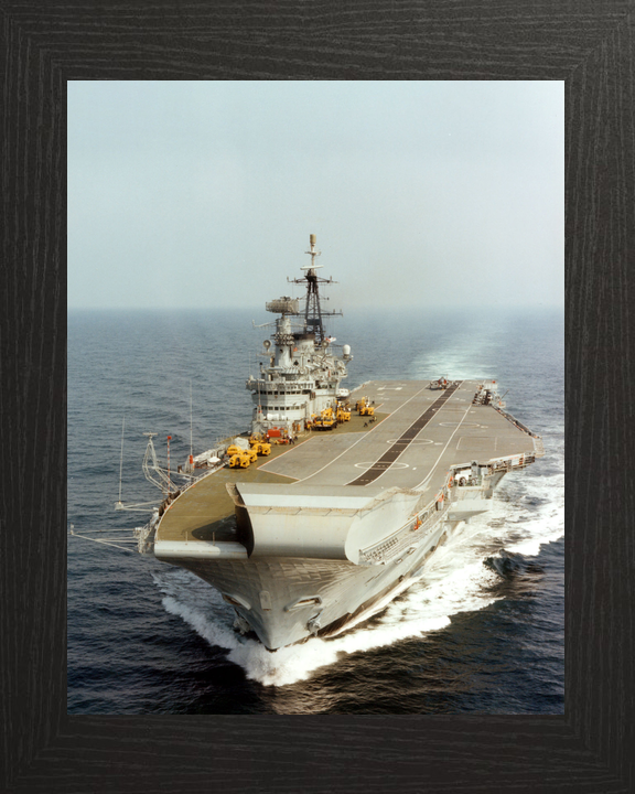 HMS Hermes (R12) Royal Navy Centaur Class Aircraft Carrier At Speed Photo Print Wall Art Decor - Posters, Prints, & Visual Artwork - by Hampshire Prints (image 3 of 9)