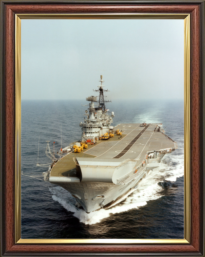 HMS Hermes (R12) Royal Navy Centaur Class Aircraft Carrier At Speed Photo Print Wall Art Decor - Posters, Prints, & Visual Artwork - by Hampshire Prints (image 9 of 9)