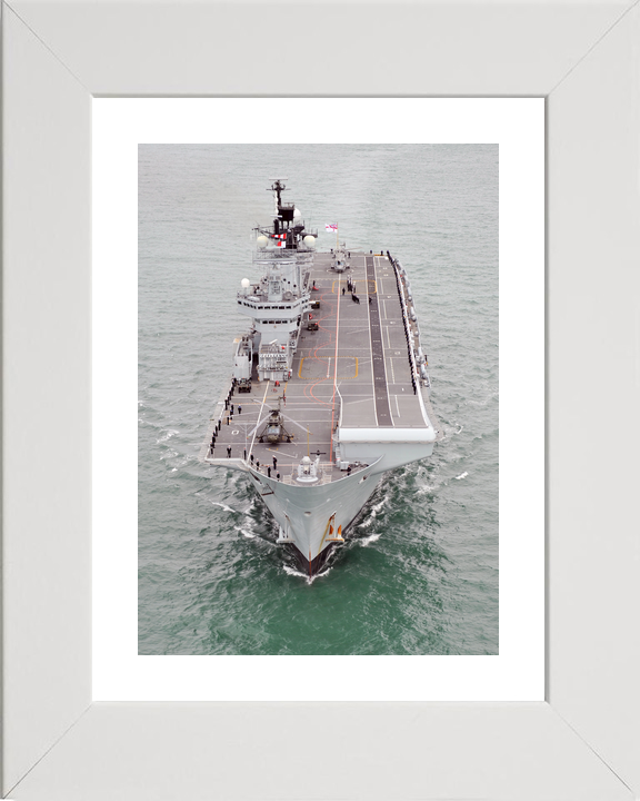HMS Illustrious (R06) Royal Navy Invincible Class Aircraft Carrier Underway Photo Print Wall Art Decor - Posters, Prints, & Visual Artwork - by Hampshire Prints (image 4 of 9)