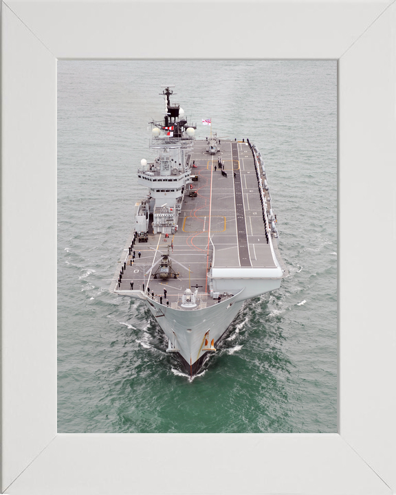 HMS Illustrious (R06) Royal Navy Invincible Class Aircraft Carrier Underway Photo Print Wall Art Decor - Posters, Prints, & Visual Artwork - by Hampshire Prints (image 5 of 9)