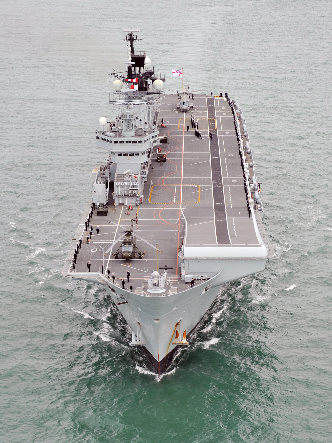 HMS Illustrious (R06) Royal Navy Invincible Class Aircraft Carrier Underway Photo Print Wall Art Decor - Posters, Prints, & Visual Artwork - by Hampshire Prints (image 1 of 9)