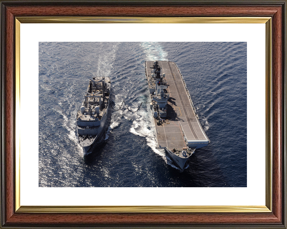 HMS Illustrious (R06) Royal Navy Invincible Class Aircraft Carrier RAS Photo Print Wall Art Decor - Posters, Prints, & Visual Artwork - by Hampshire Prints (image 8 of 9)