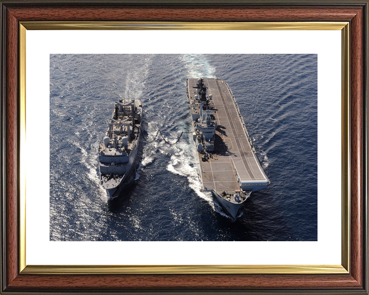 HMS Illustrious (R06) Royal Navy Invincible Class Aircraft Carrier RAS Photo Print Wall Art Decor - Posters, Prints, & Visual Artwork - by Hampshire Prints (image 8 of 9)