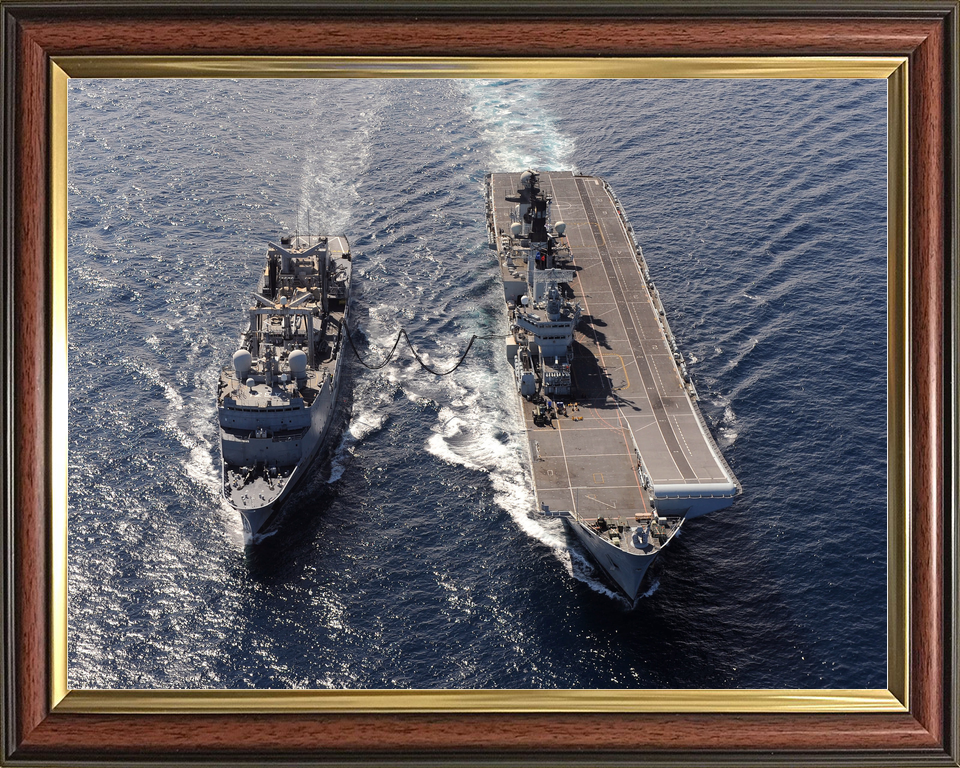 HMS Illustrious (R06) Royal Navy Invincible Class Aircraft Carrier RAS Photo Print Wall Art Decor - Posters, Prints, & Visual Artwork - by Hampshire Prints (image 9 of 9)