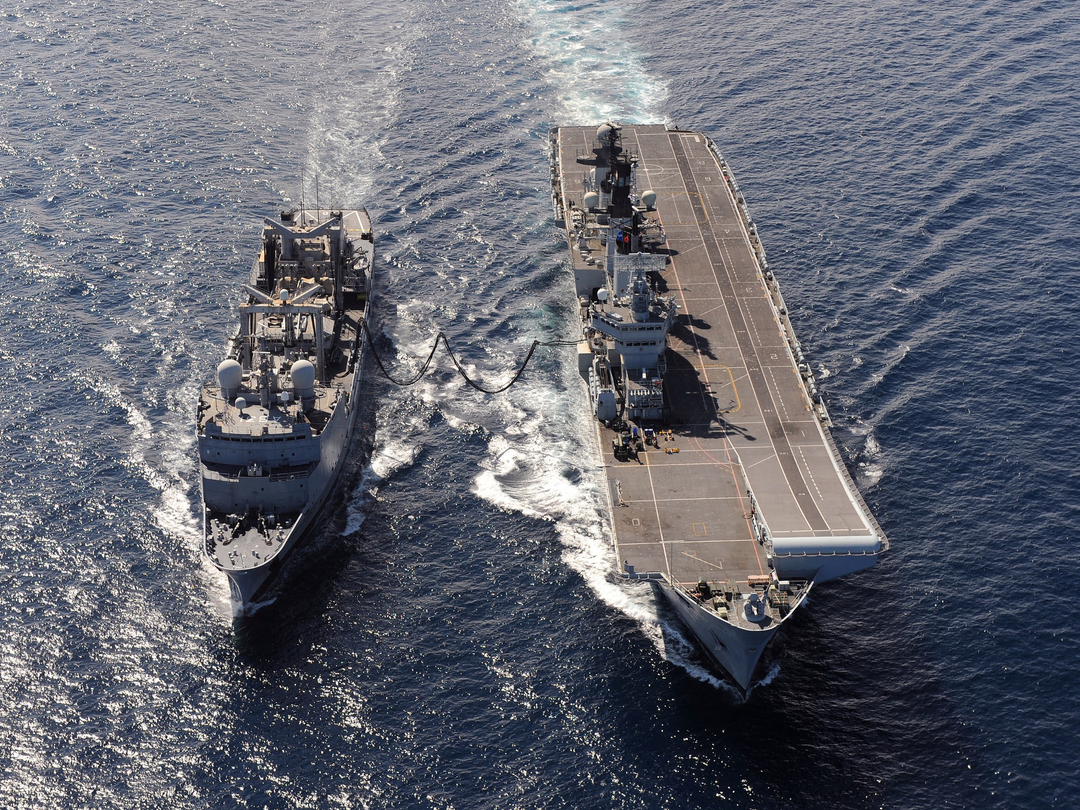HMS Illustrious (R06) Royal Navy Invincible Class Aircraft Carrier RAS Photo Print Wall Art Decor - Posters, Prints, & Visual Artwork - by Hampshire Prints (image 1 of 9)