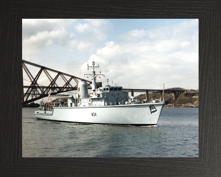 HMS Middleton M34 Hunt Class Mine Warfare Vessel March 1997 Firth of Forth Photo Print - Posters, Prints, & Visual Artwork - by Hampshire Prints (image 3 of 9)