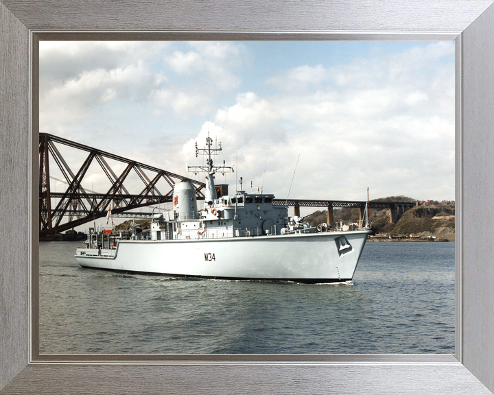 HMS Middleton M34 Hunt Class Mine Warfare Vessel March 1997 Firth of Forth Photo Print - Posters, Prints, & Visual Artwork - by Hampshire Prints (image 7 of 9)