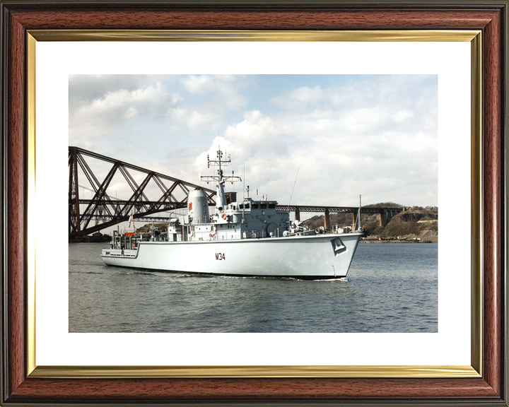 HMS Middleton M34 Hunt Class Mine Warfare Vessel March 1997 Firth of Forth Photo Print - Posters, Prints, & Visual Artwork - by Hampshire Prints (image 8 of 9)