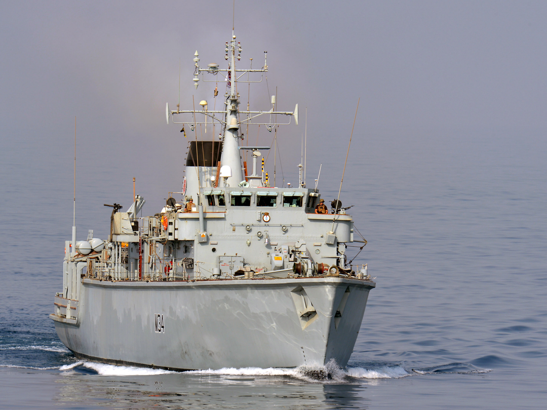 HMS Middleton M34 Hunt Class Mine Warfare Vessel July 2012 Photo Print - Posters, Prints, & Visual Artwork - by Hampshire Prints (image 1 of 9)