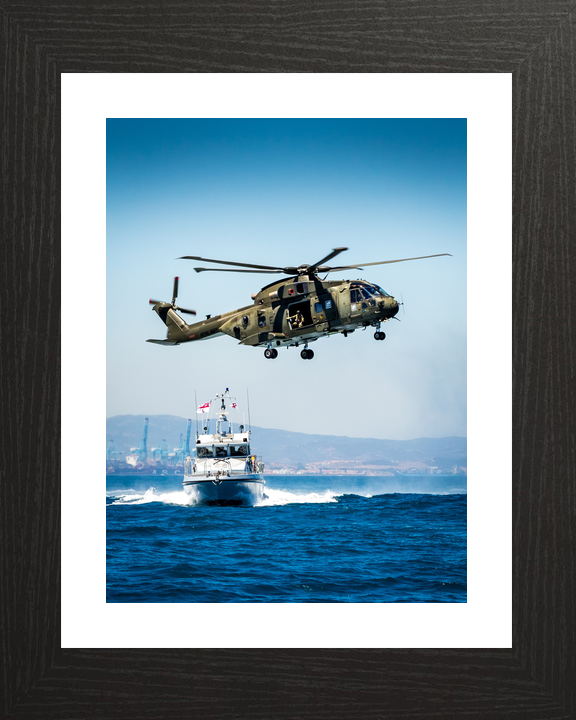 HMS Scimitar P284 Scimitar Class Fast Patrol Vessel March 2016 With Helicopter Photo Print - Posters, Prints, & Visual Artwork - by Hampshire Prints (image 2 of 9)