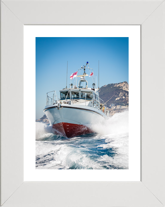 HMS Scimitar P284 Scimitar Class Fast Patrol Vessel March 2016 Off Gibraltar Photo Print - Posters, Prints, & Visual Artwork - by Hampshire Prints (image 4 of 9)