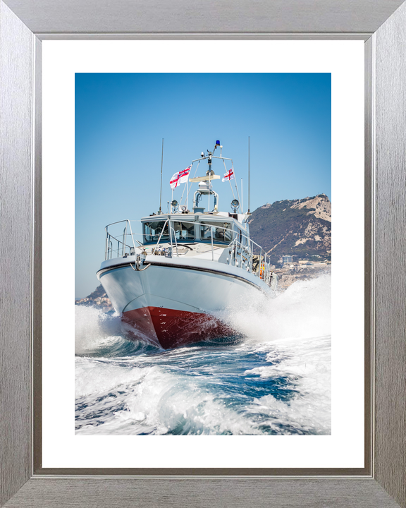 HMS Scimitar P284 Scimitar Class Fast Patrol Vessel March 2016 Off Gibraltar Photo Print - Posters, Prints, & Visual Artwork - by Hampshire Prints (image 6 of 9)