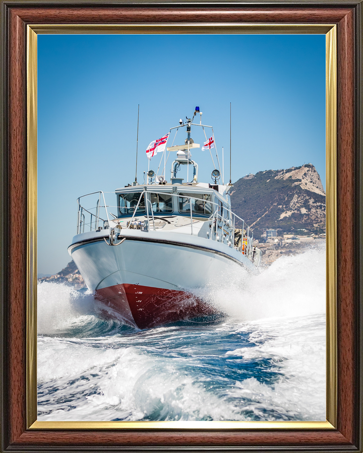 HMS Scimitar P284 Scimitar Class Fast Patrol Vessel March 2016 Off Gibraltar Photo Print - Posters, Prints, & Visual Artwork - by Hampshire Prints (image 9 of 9)
