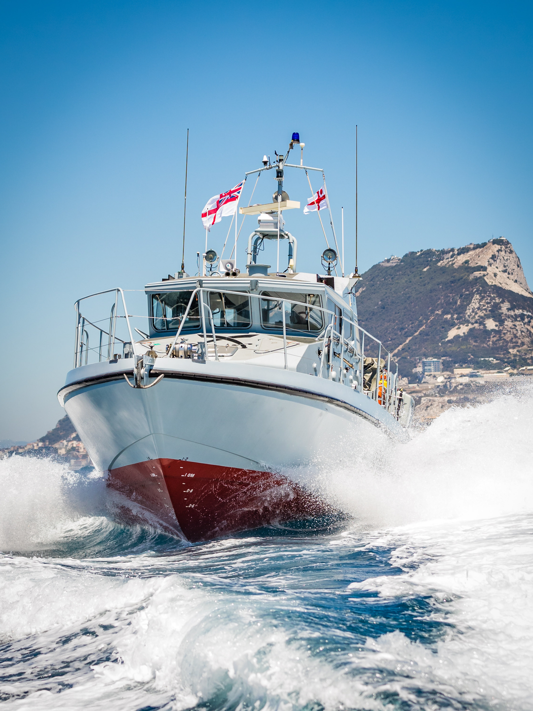 HMS Scimitar P284 Scimitar Class Fast Patrol Vessel March 2016 Off Gibraltar Photo Print - Posters, Prints, & Visual Artwork - by Hampshire Prints (image 1 of 9)