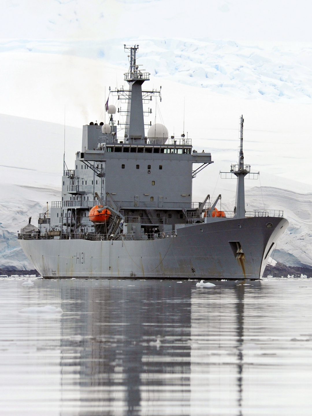 HMS Scott H131 Ocean Survey Vessel Warship Starboard Reflections Photo Print - Posters, Prints, & Visual Artwork - by Hampshire Prints (image 1 of 9)