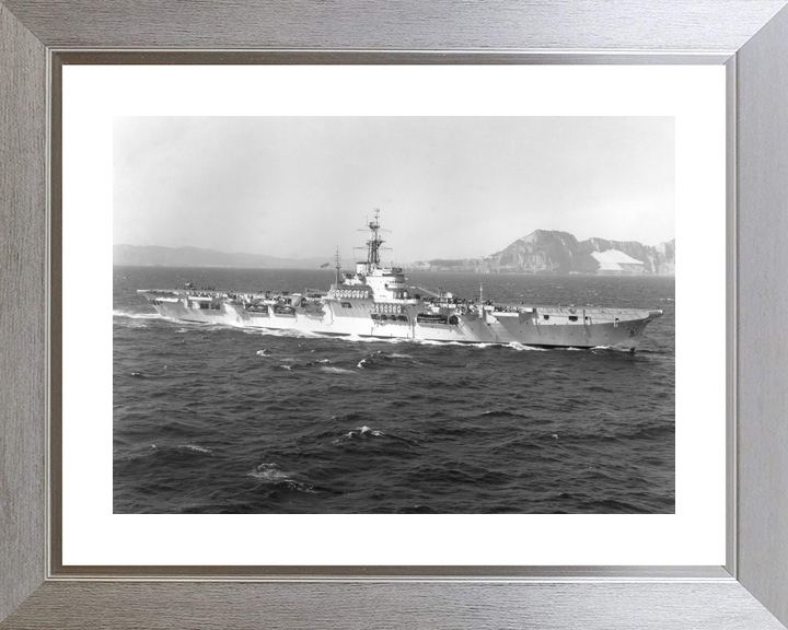 HMS Warrior R31 Colossus Class Aircraft Carrier Off Gibraltar Photo Print - Posters, Prints, & Visual Artwork - by Hampshire Prints (image 6 of 9)