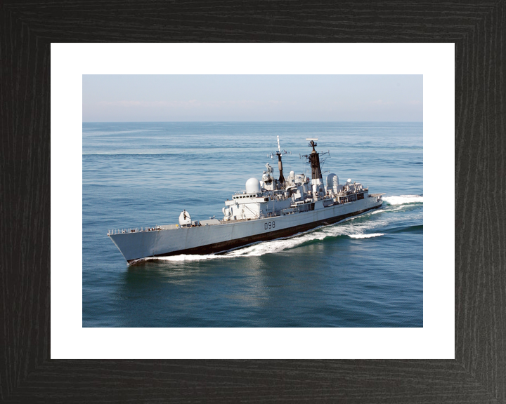 HMS York D98 Type 42 Destroyer October 2005 Port Bow View Underway