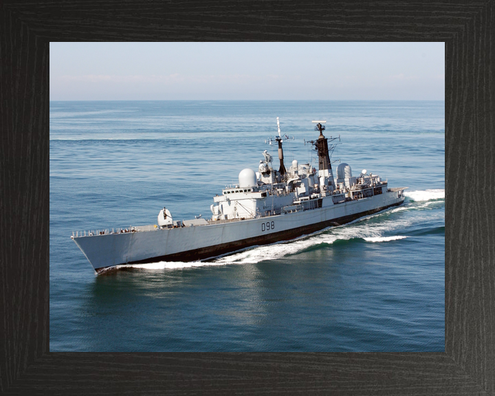 HMS York D98 Type 42 Destroyer October 2005 Port Bow View Underway