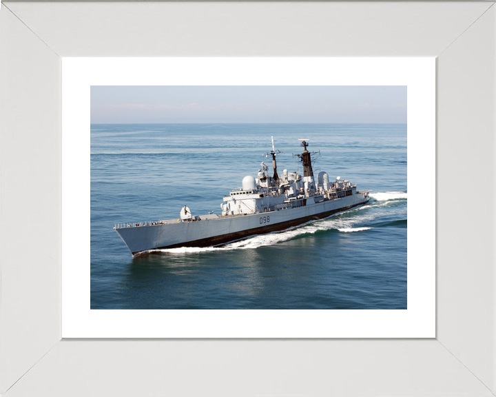 HMS York D98 Type 42 Destroyer October 2005 Port Bow View Underway