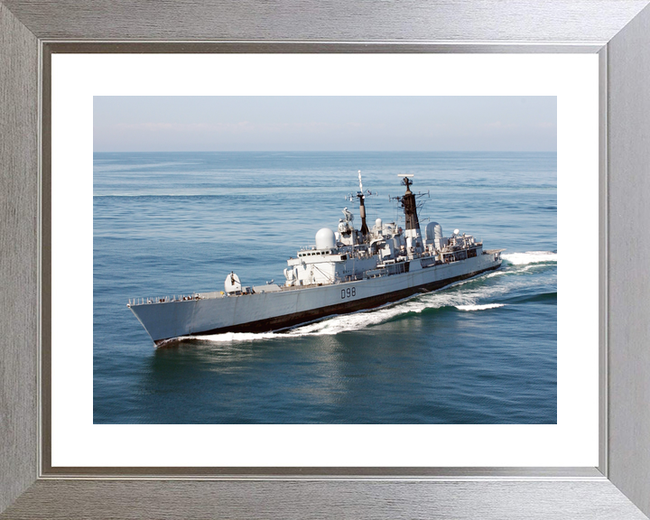 HMS York D98 Type 42 Destroyer October 2005 Port Bow View Underway