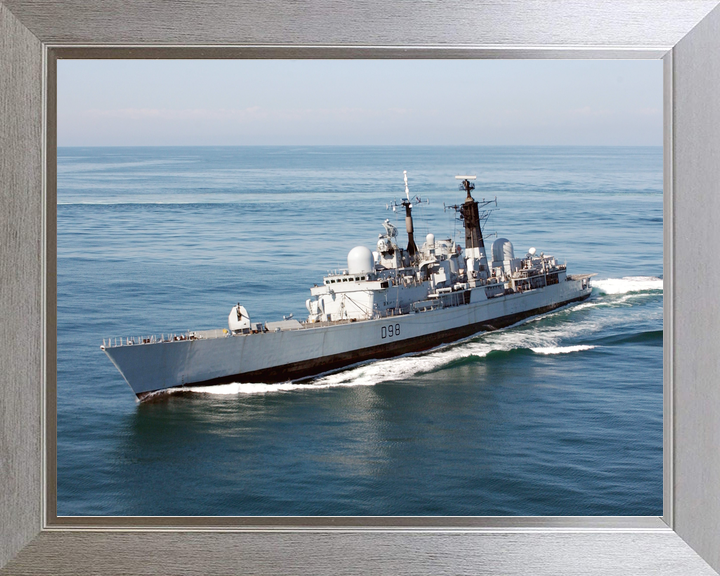 HMS York D98 Type 42 Destroyer October 2005 Port Bow View Underway
