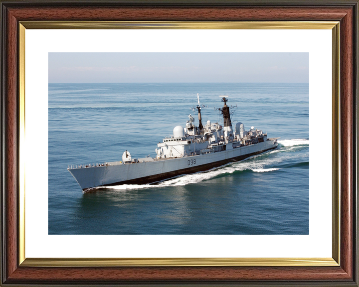 HMS York D98 Type 42 Destroyer October 2005 Port Bow View Underway