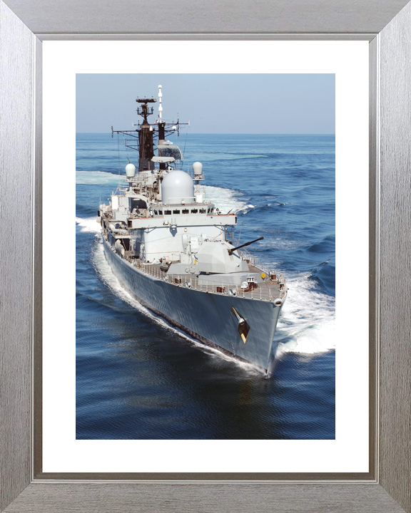 HMS York D98 Type 42 Destroyer October 2005 High Starboard Bow View