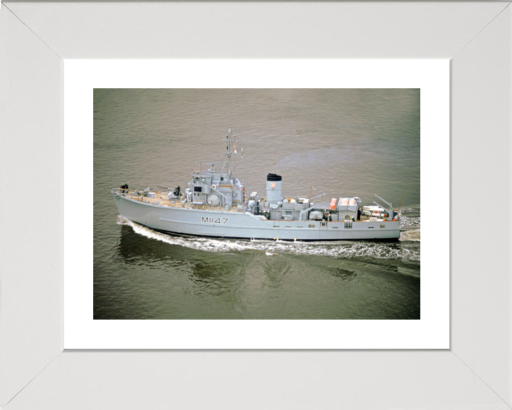 HMS Hubberston (M1147) Royal Navy Ton Class Minesweeper High Port View Photo Print Wall Art Decor - Posters, Prints, & Visual Artwork - by Hampshire Prints (image 4 of 9)