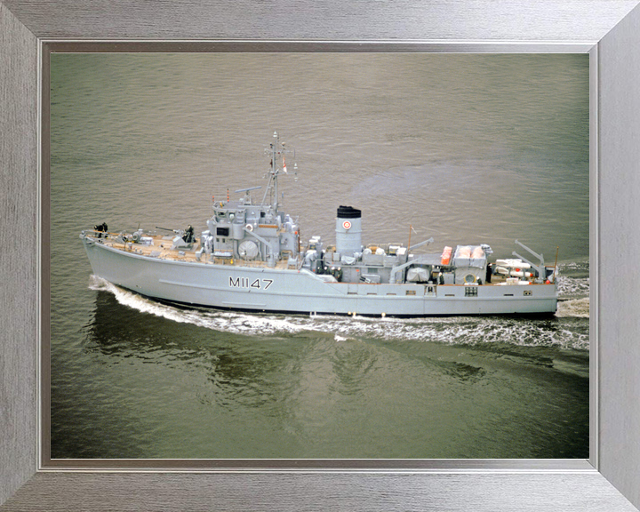 HMS Hubberston (M1147) Royal Navy Ton Class Minesweeper High Port View Photo Print Wall Art Decor - Posters, Prints, & Visual Artwork - by Hampshire Prints (image 7 of 9)