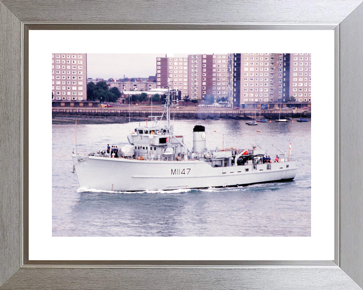 HMS Hubberston (M1147) Royal Navy Ton Class Minesweeper Leaving Portsmouth Photo Print Wall Art Decor - Posters, Prints, & Visual Artwork - by Hampshire Prints (image 6 of 9)