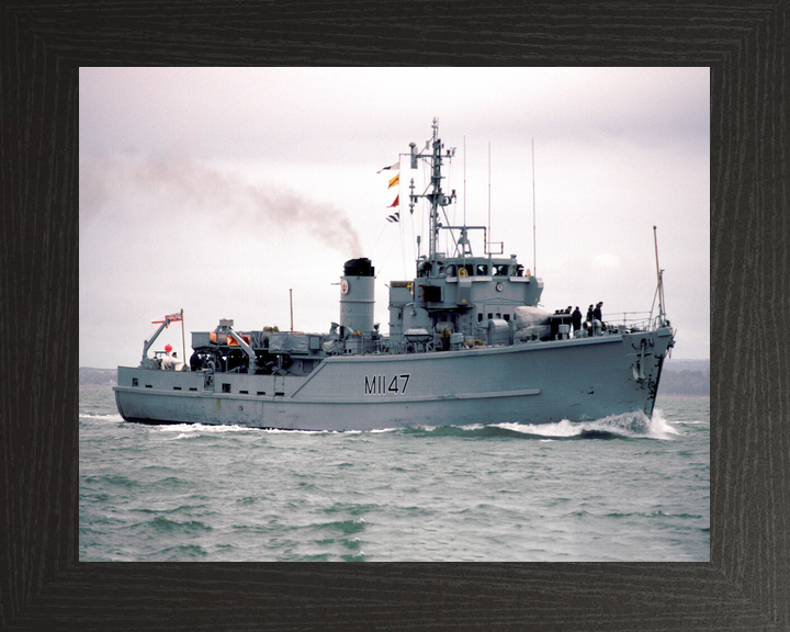 HMS Hubberston (M1147) Royal Navy Ton Class Minesweeper Underway Photo Print Wall Art Decor - Posters, Prints, & Visual Artwork - by Hampshire Prints (image 3 of 9)