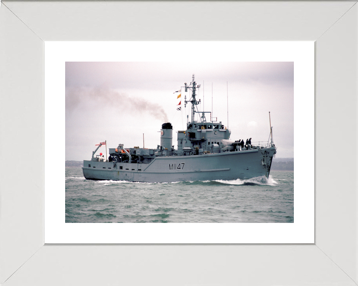 HMS Hubberston (M1147) Royal Navy Ton Class Minesweeper Underway Photo Print Wall Art Decor - Posters, Prints, & Visual Artwork - by Hampshire Prints (image 4 of 9)